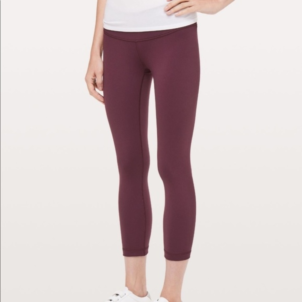 Lululemon Wunder Under Crop Leggings